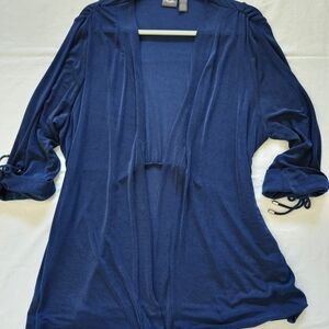 Chico's Deep Blue Knit Top